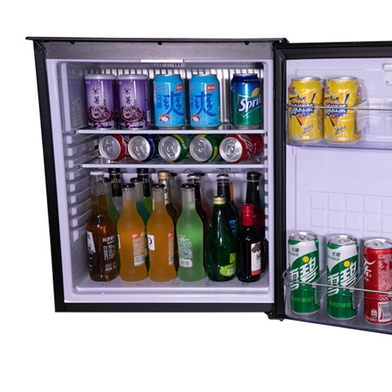 tủ lạnh ngắn, khóa hệ thống tiết kiệm điện trên tủ lạnh mini, tủ lạnh phòng khách sạn im lặng.
