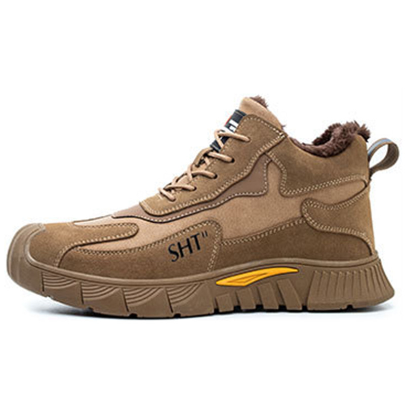 Wholesale of multi-purpose safe cotton shoes protected against puncture through insulated cotton shoes protected against anti-fashion work shoes
