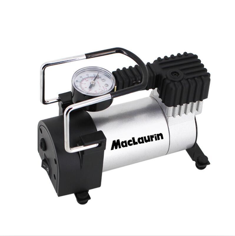 Có thể vận chuyển máy bơm khí nén 12V, di động, băng kim loại cổ điển gói lốp xe