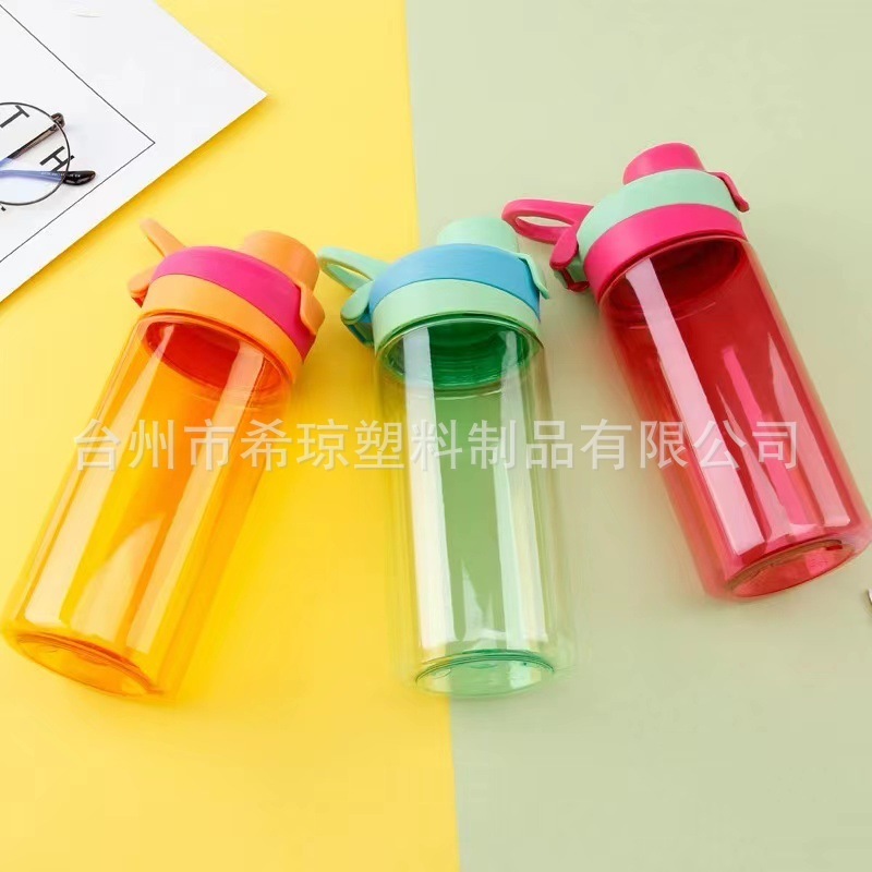 500ml cốc nhựa độ cao chống ăn uống thủy tinh kiểu mẫu macaron đơn giản cho trẻ em