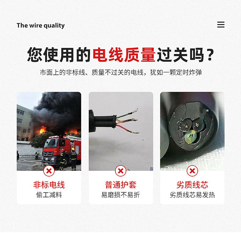 Đường dây điện bằng đồng 3- mét vuông, 3 chip điện trường cho thấy kết nối màn hình.