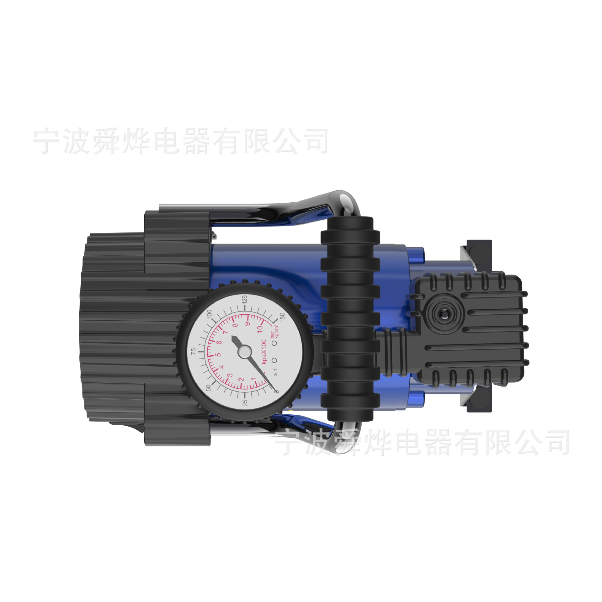 Lắp ráp khẩn cấp bằng kim loại có thể bơm một chiếc xe.