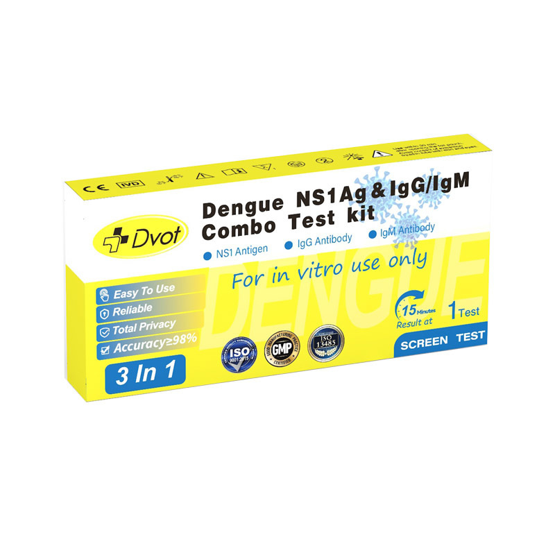 跨境英文版DVOT登革熱抗原抗體檢測試劑盒Dengue Ns1Ag&lgG/lgM