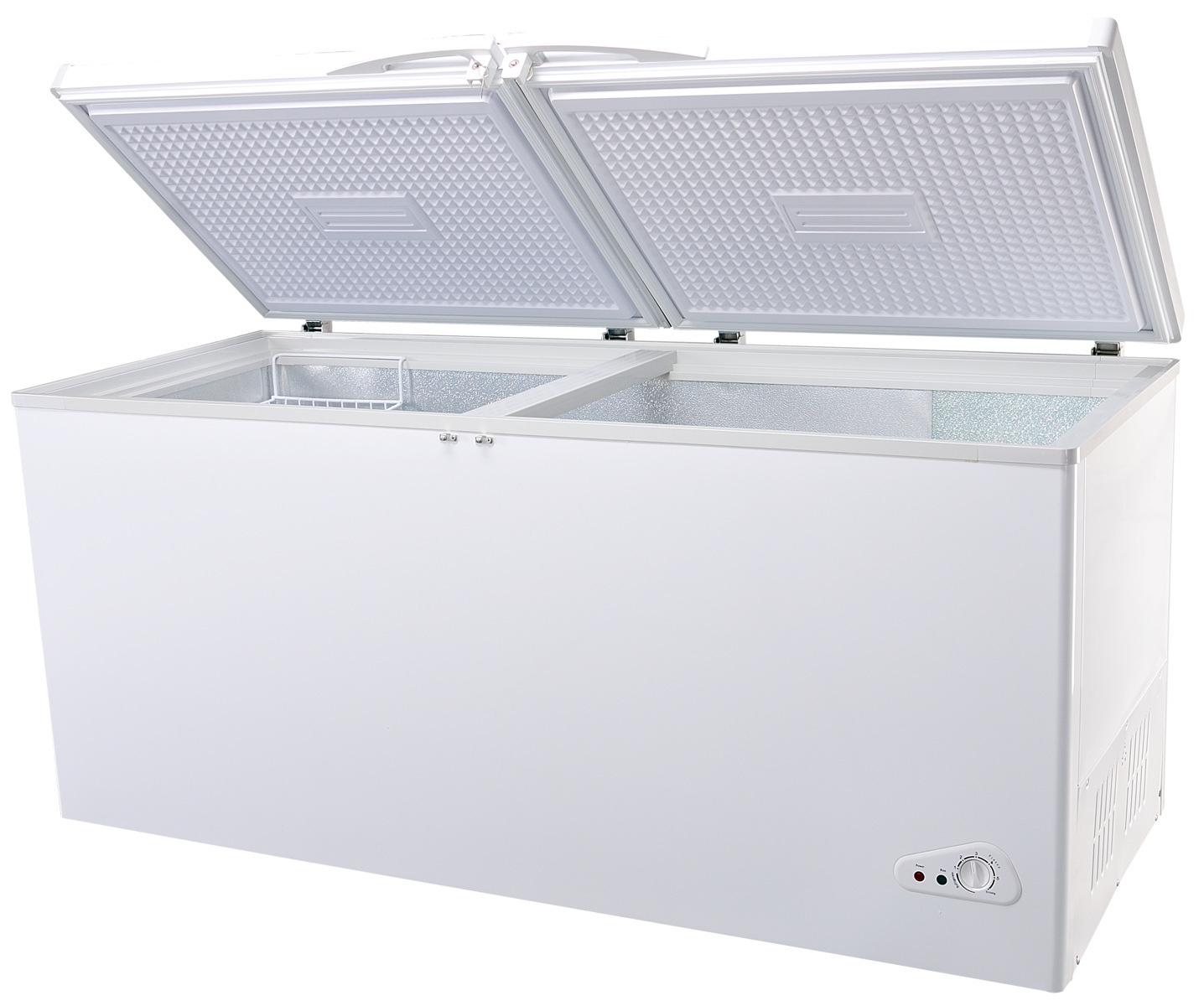 400L CB ETL A+ fixed logo double-door freezer