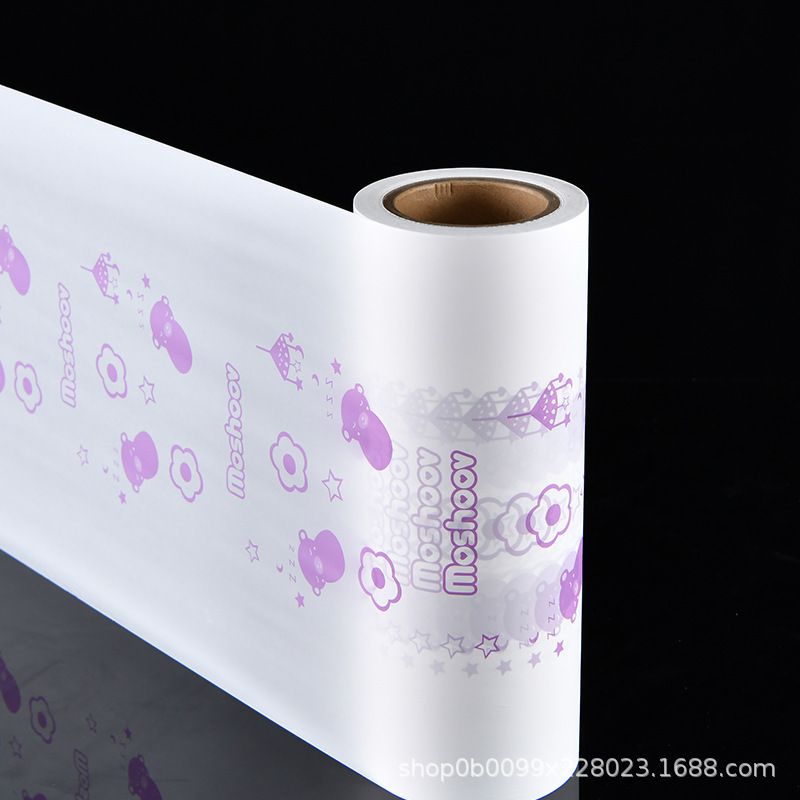 Customization of one-time paper diaper printing film, thin membranes, soft membrane baby, lock-in.