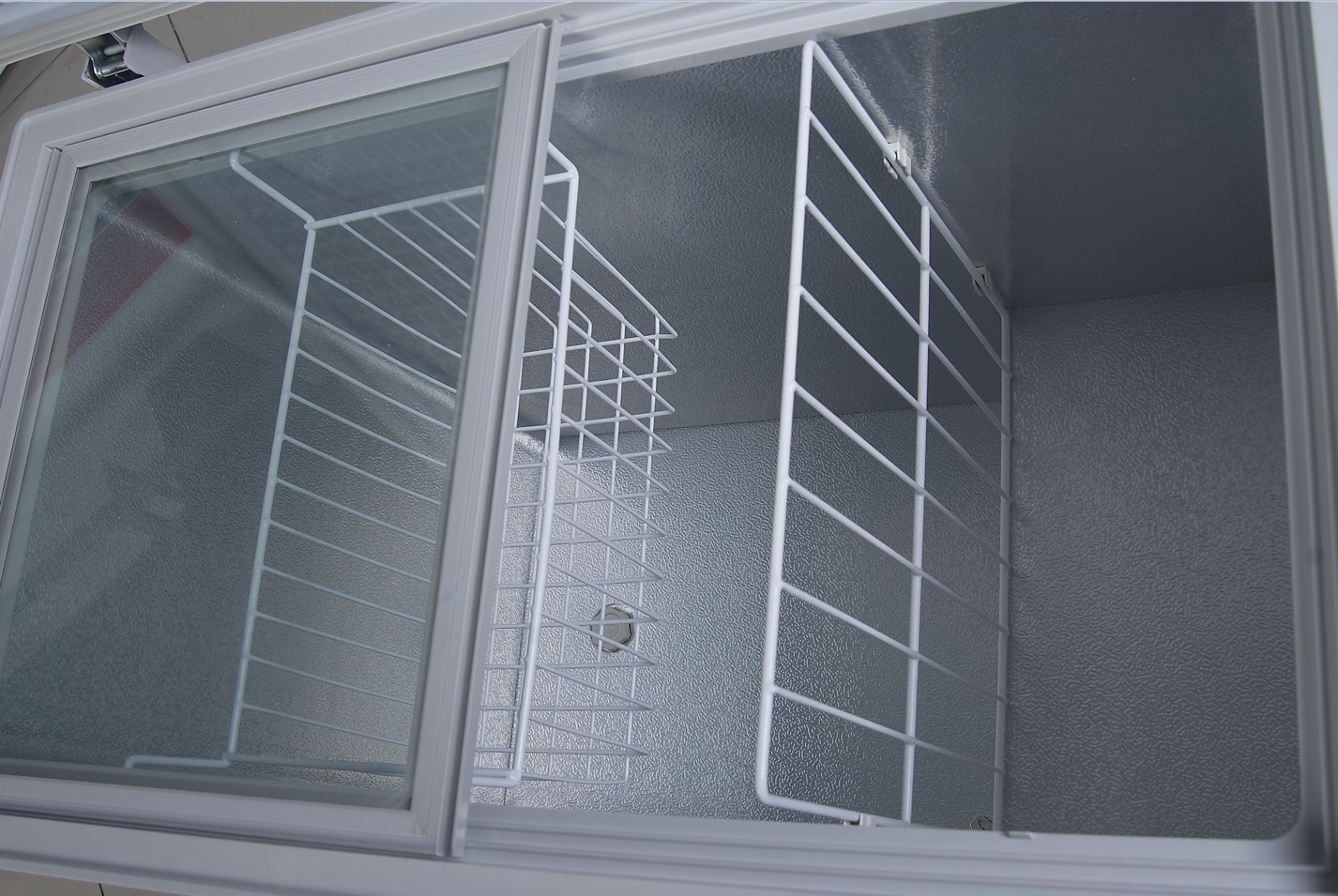 400L CB ETL A+ fixed logo double-door freezer