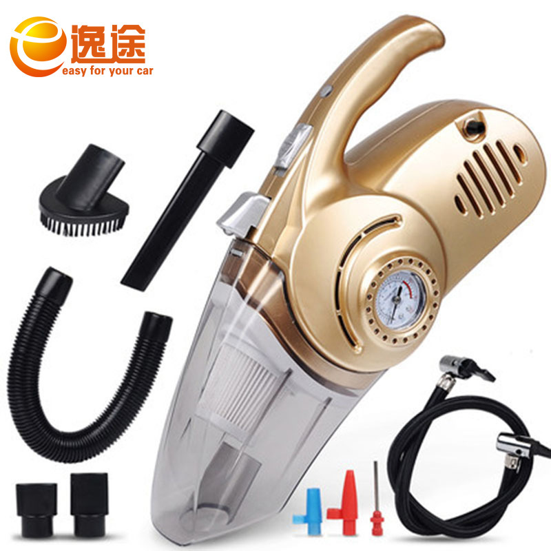 Một máy hút bụi bằng máy hút bụi chạy bằng phương tiện giao thông với một nguồn ánh sáng hai chiều bằng bốn rưỡi.