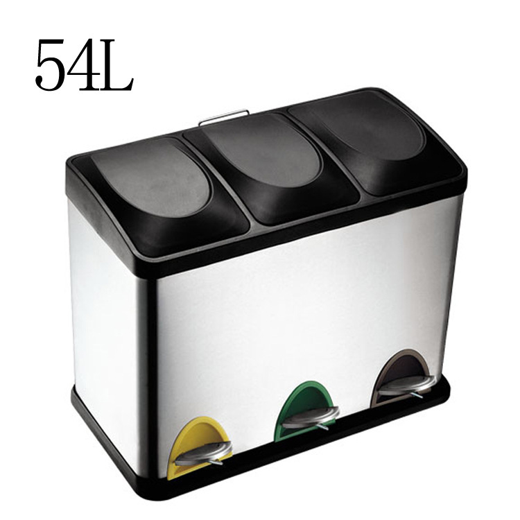 54L Những thùng rác thép không rỉ