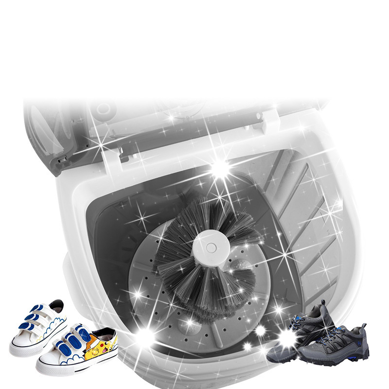 New 110V, giống như một người giặt giày, một cái xô cho một đứa bé và một đứa trẻ rửa một chiếc máy giặt bán tự động.