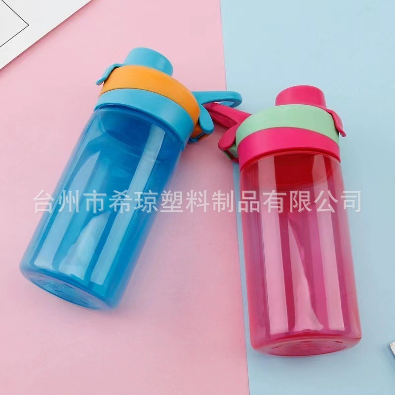 500ml cốc nhựa độ cao chống ăn uống thủy tinh kiểu mẫu macaron đơn giản cho trẻ em
