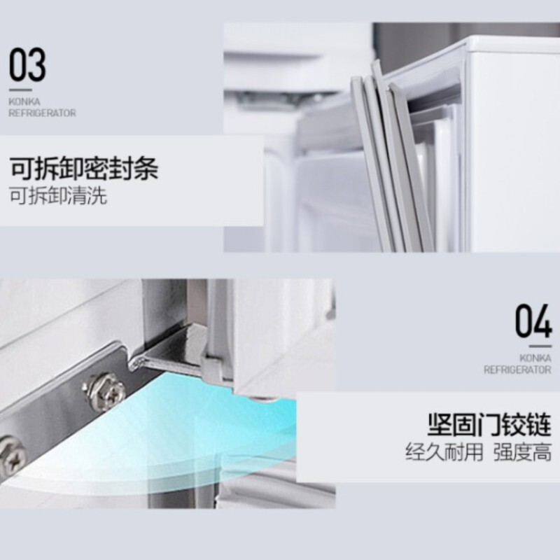 Máy lạnh conja cung cấp một tủ lạnh BCD-8D3GX cho một ngôi nhà thông minh hiện đại 208L-3.