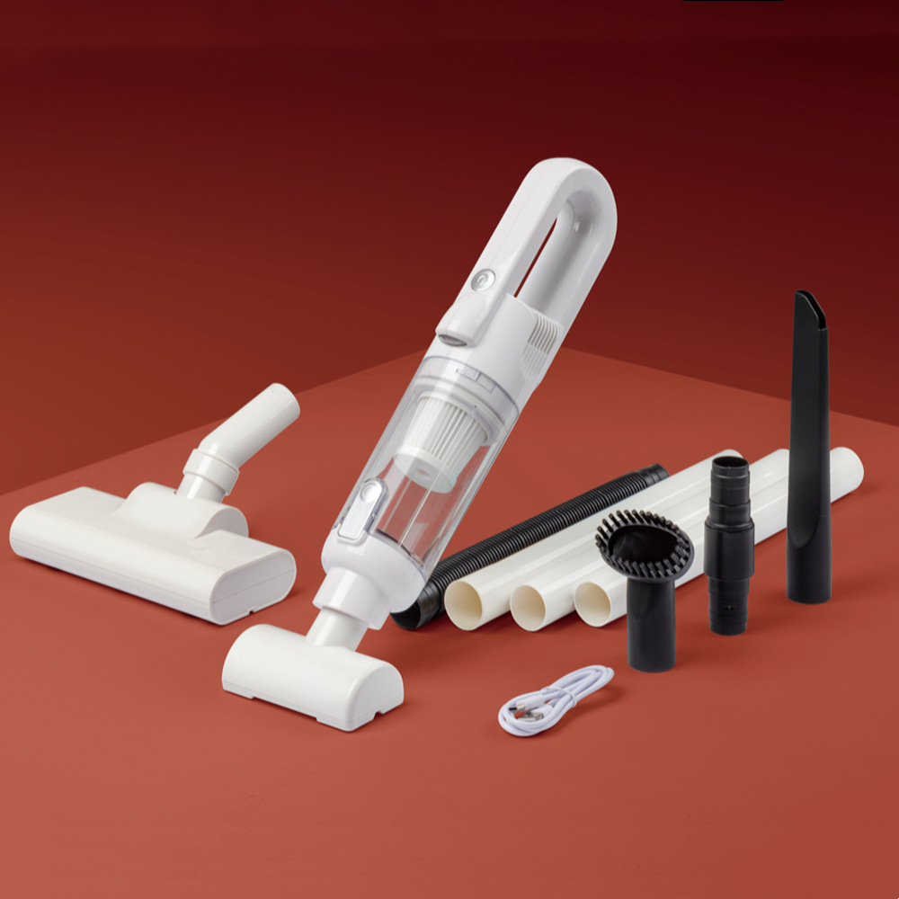 A multi-purpose hand-held vacuum cleaner with a single key.