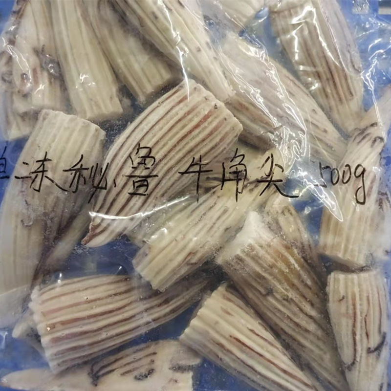 Tai mực đóng băng, bò, sừng bò.