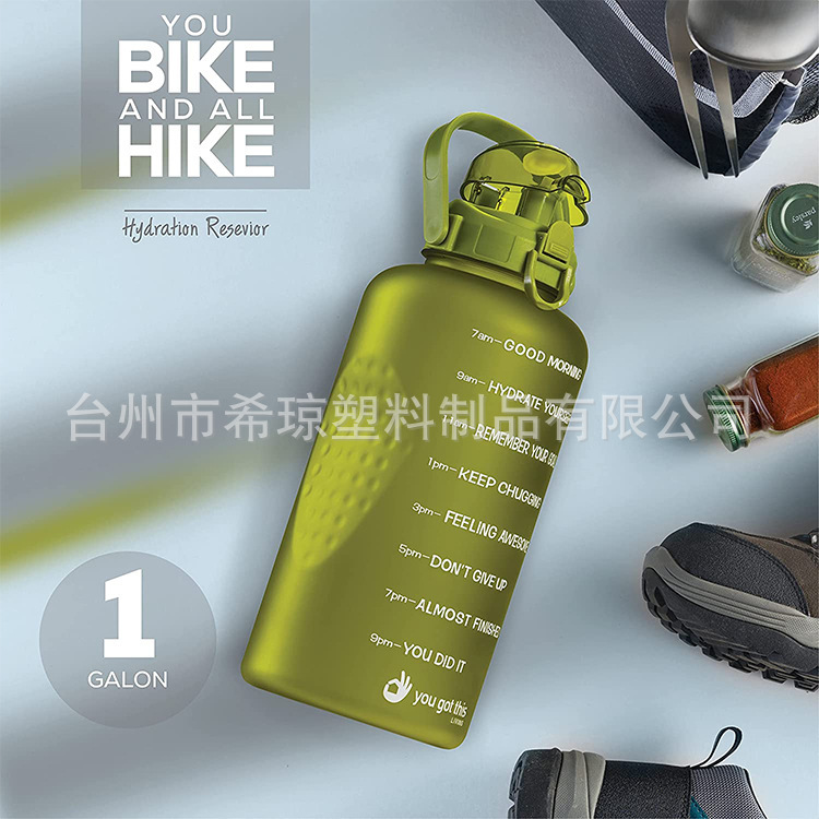 Những chiếc cốc nước ngoài trời siêu năng lực mang theo một bàn tay thiếu nhựa cho ấm nước nhiệt độ cao mới 3.8L