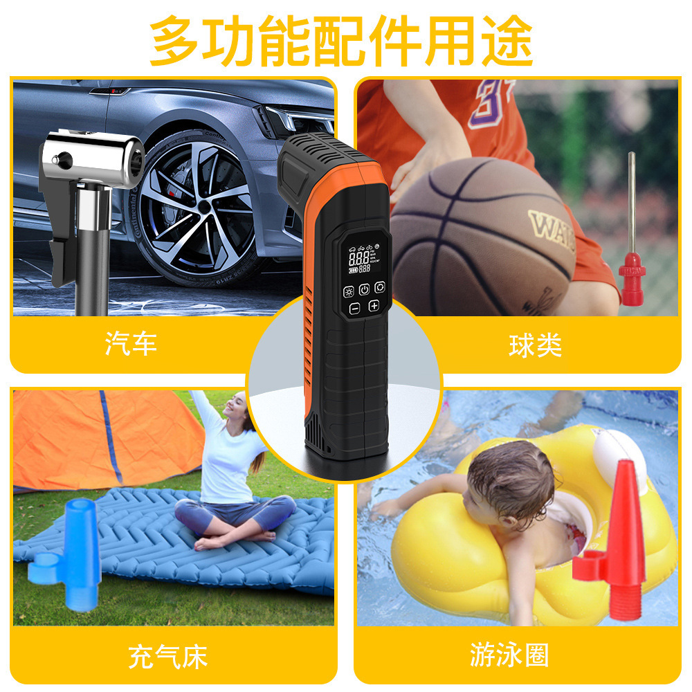 Bộ nạp điện không dây cầm tay bơm bơm bơm được bơm bằng máy bơm có thể bơm khí nén