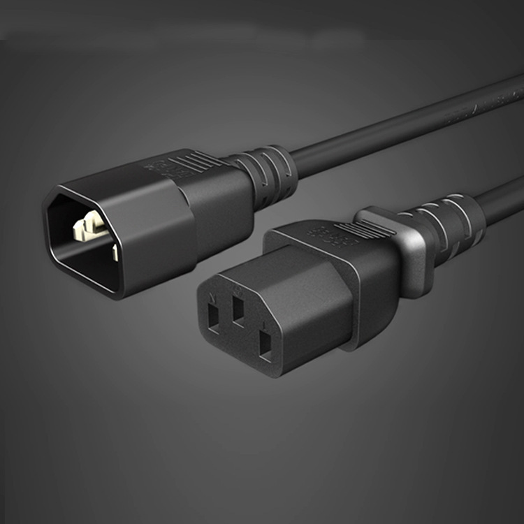 Đường dây điện Pdu C13-C14 Đường dây mở rộng máy chủ 3 lỗ 1.5C13 đến C14