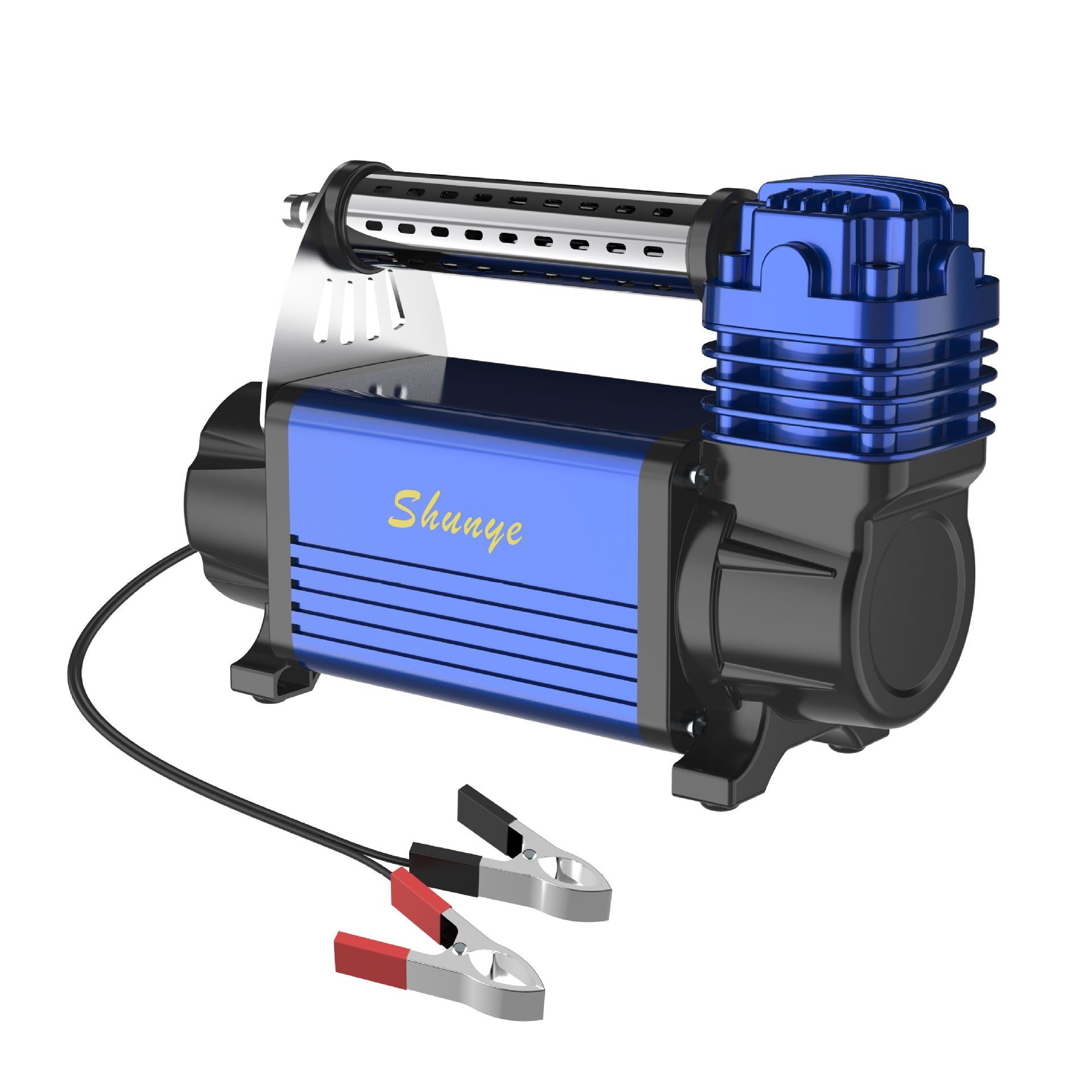 Một phương tiện xách tay mới mang máy bơm hơi nước, bơm hơi, bơm hơi 12V