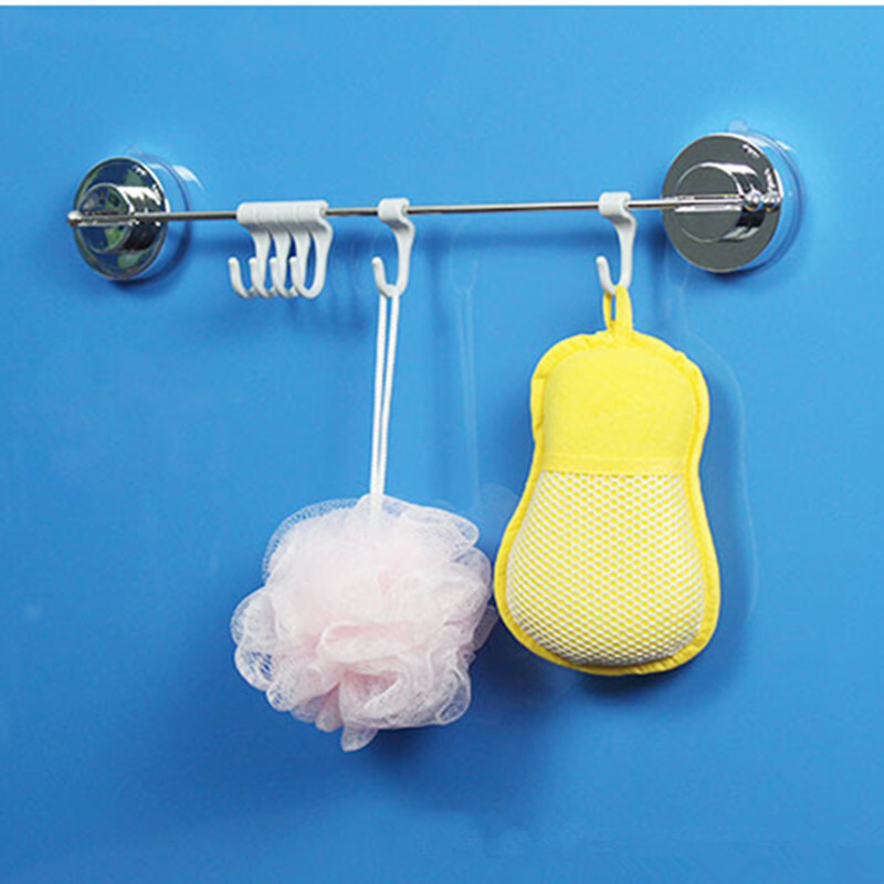 6 cái móc, móc dính, móc ống, nhà tắm thép không rỉ.