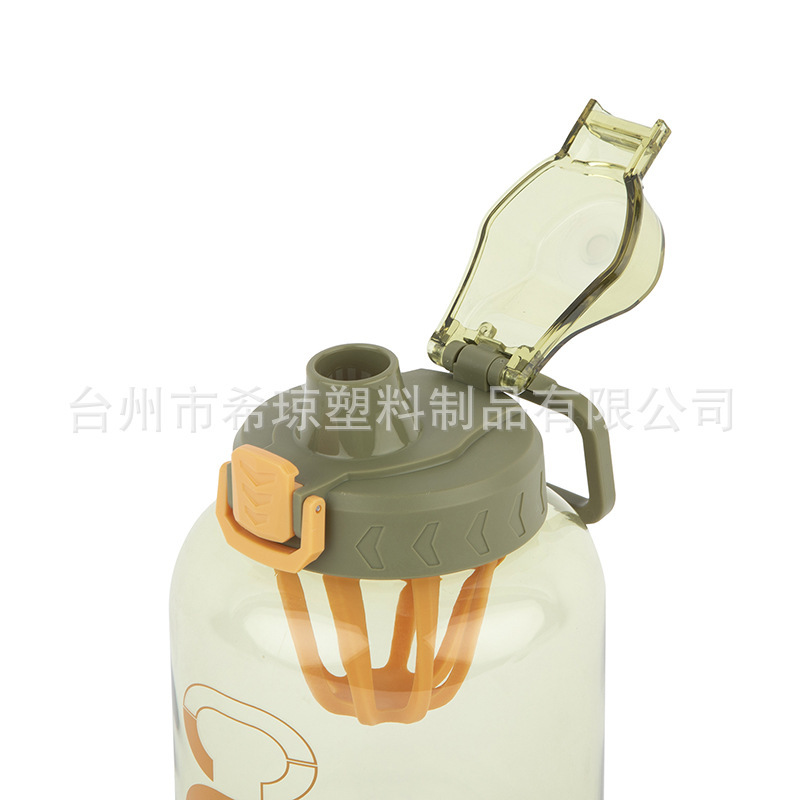 Cốc nước cho các cô gái mùa hè với bộ lọc nhựa trong suốt cho sinh viên trà Tritan để phân phối nhiệt độ cao.