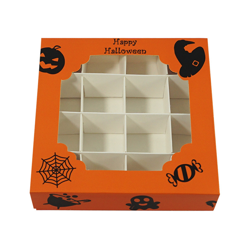 16 hộp bánh kẹo, hộp bánh kẹo Halloween.