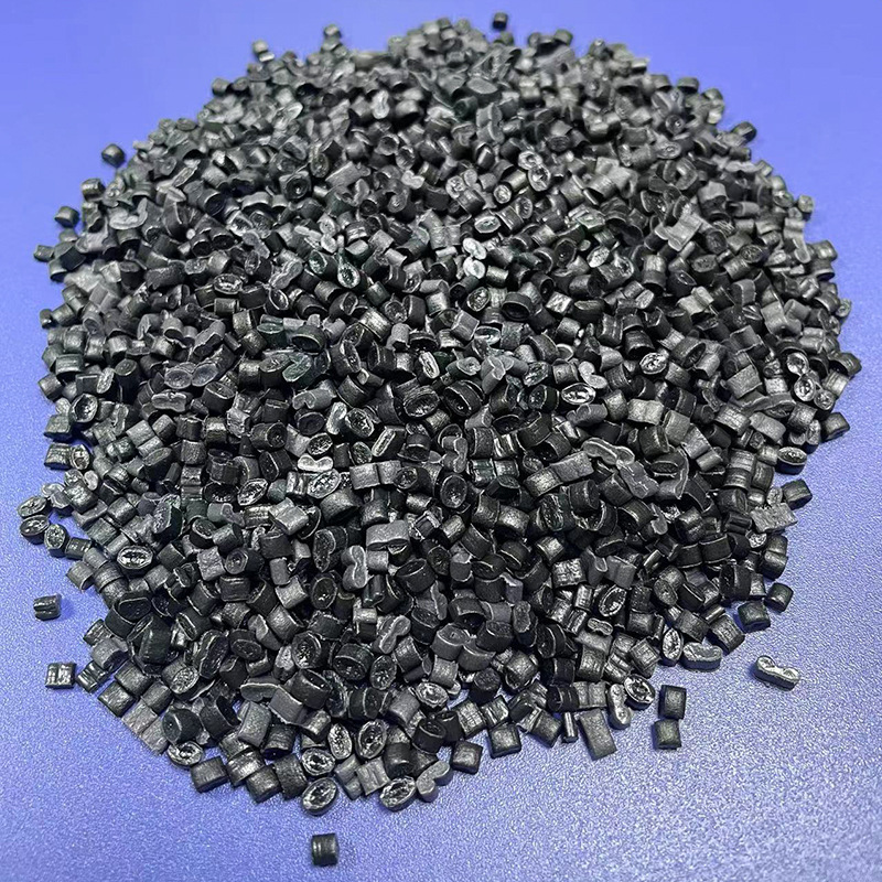 PE black GRS modified particles PE regenerated polyethylene plant spot, air bubble bag bags wholesale