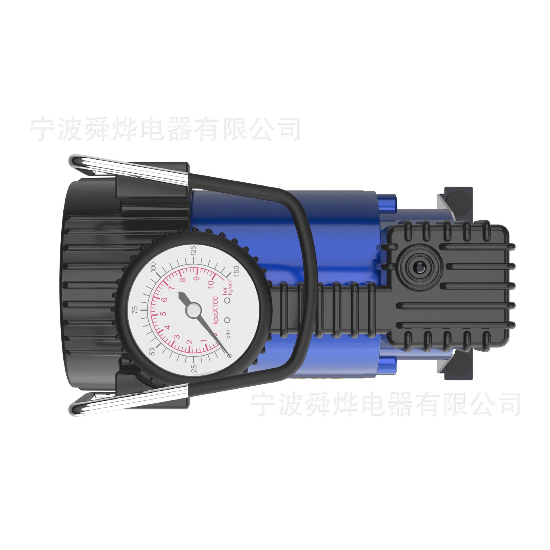 Máy bơm lốp xe di động 12V cổ điển