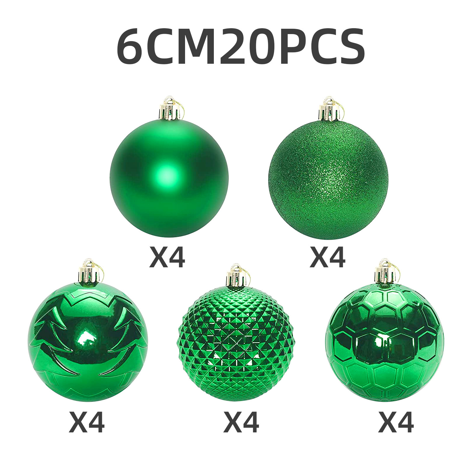 Cross-border Temu Christmas Decoration presents with a plastic ball with a marquee of a Christmas tree.