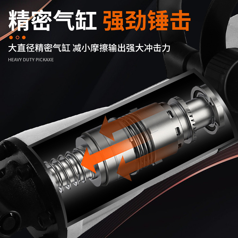 Electro-rigid high-power concrete industrial-grade, specialized ground-road hammer-specific tools plugged in large-scale electric plating