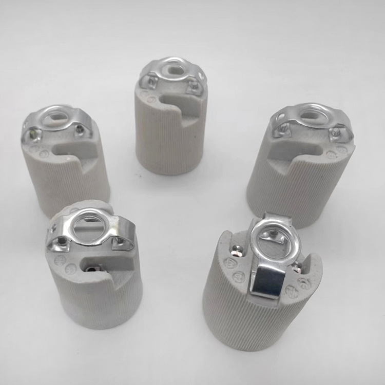 E14 Porcelain đầu bếp ánh sáng với nắp đèn chống nhiệt mà không có hỗ trợ khung đèn sáng E14 Porcelain đèn
