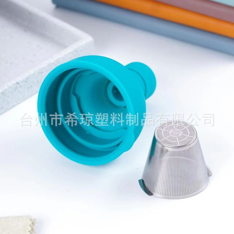 800 ML, 1 L chứa nắp nhựa, cốc bọc lưới, cốc văn phòng lạnh.