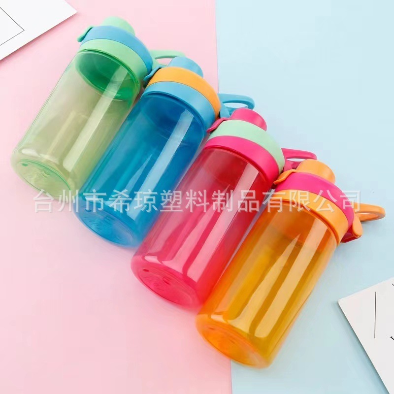 500ml cốc nhựa độ cao chống ăn uống thủy tinh kiểu mẫu macaron đơn giản cho trẻ em