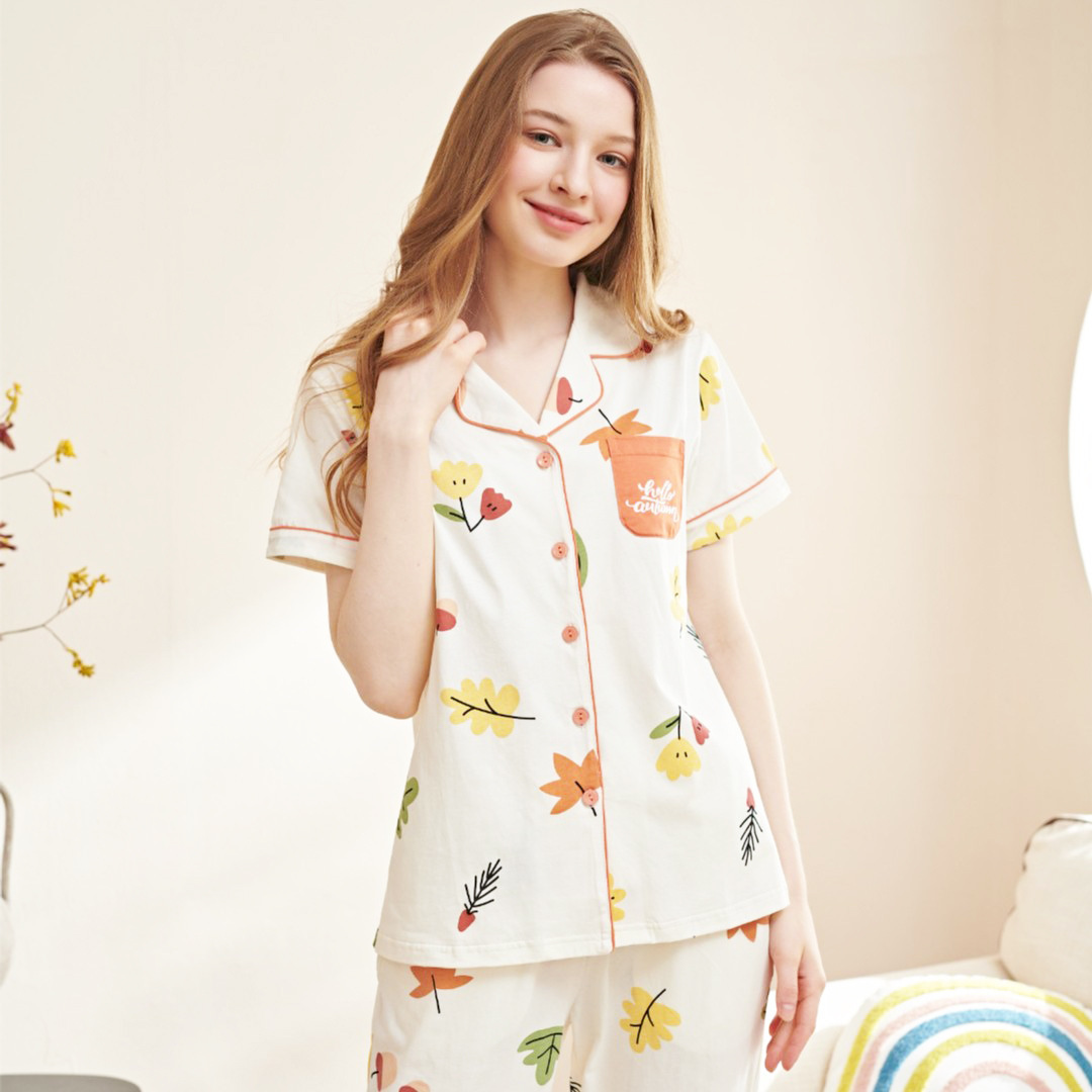 Quần ngắn len len mới mùa hè của Jima, quần áo pyjamas/ home