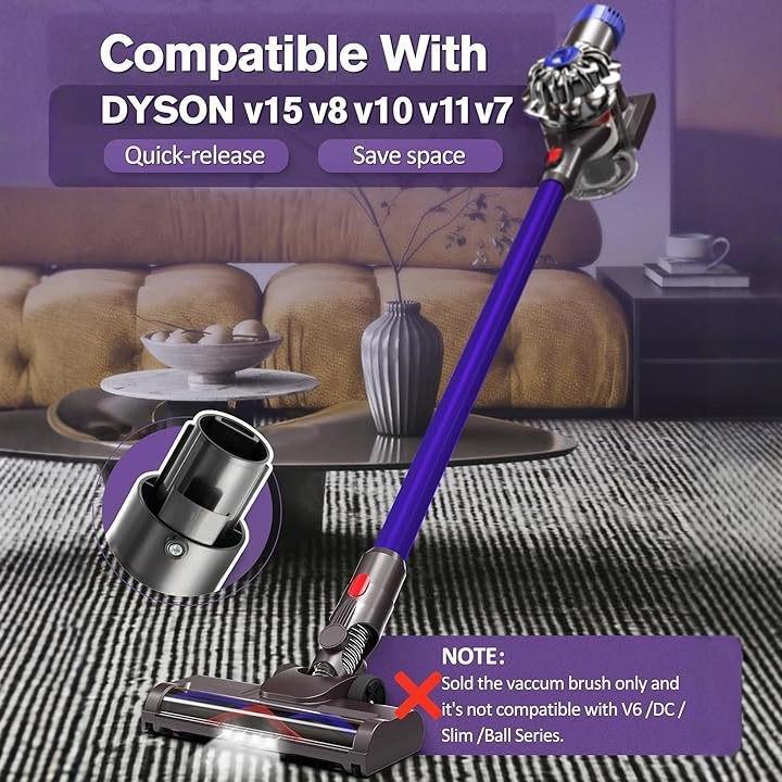 Use the dyson Dyson vacuum cleaner to swipe V7V8V10V11V15 head-smoking velvet to wipe the mites.