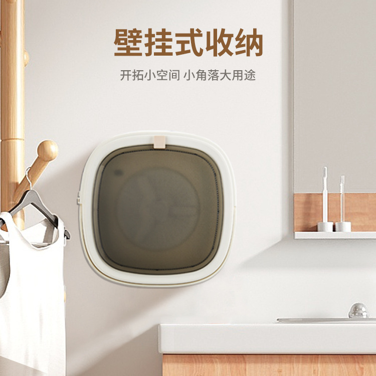 Home laundries, wall-mounted underwear washing machines, portable underwear mini-washers.