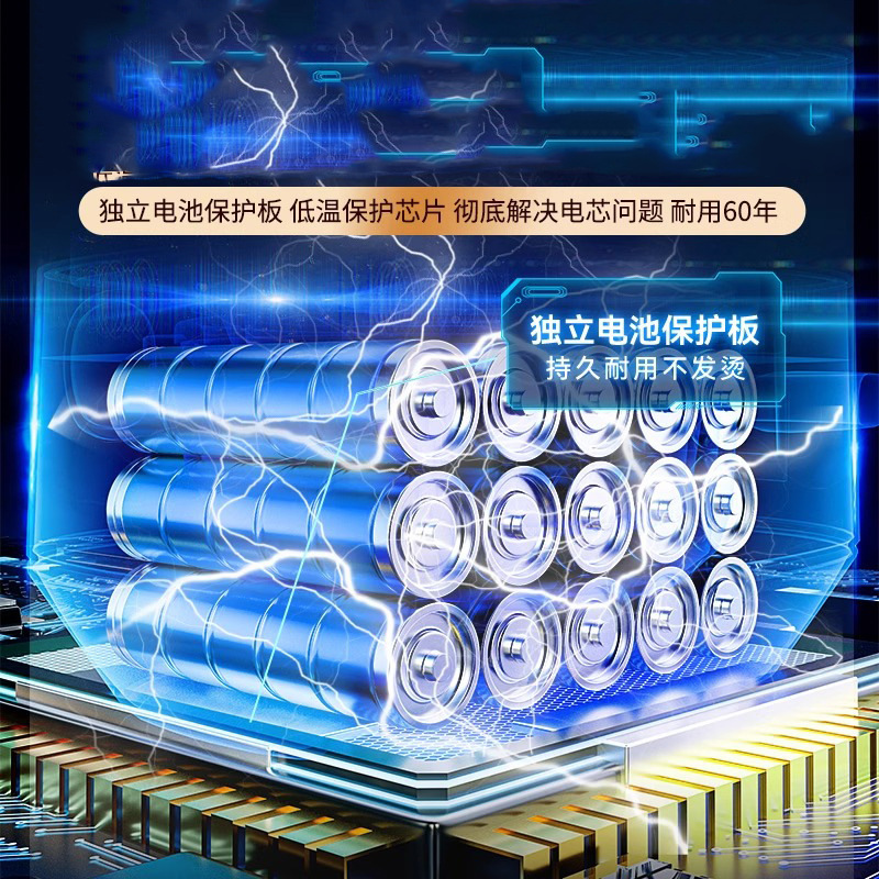 Một chiếc xe tải điện khởi động khẩn cấp ở ngoài trời chở đầy xi lanh.