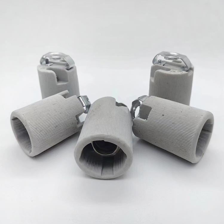 E14 Porcelain đầu bếp ánh sáng với nắp đèn chống nhiệt mà không có hỗ trợ khung đèn sáng E14 Porcelain đèn