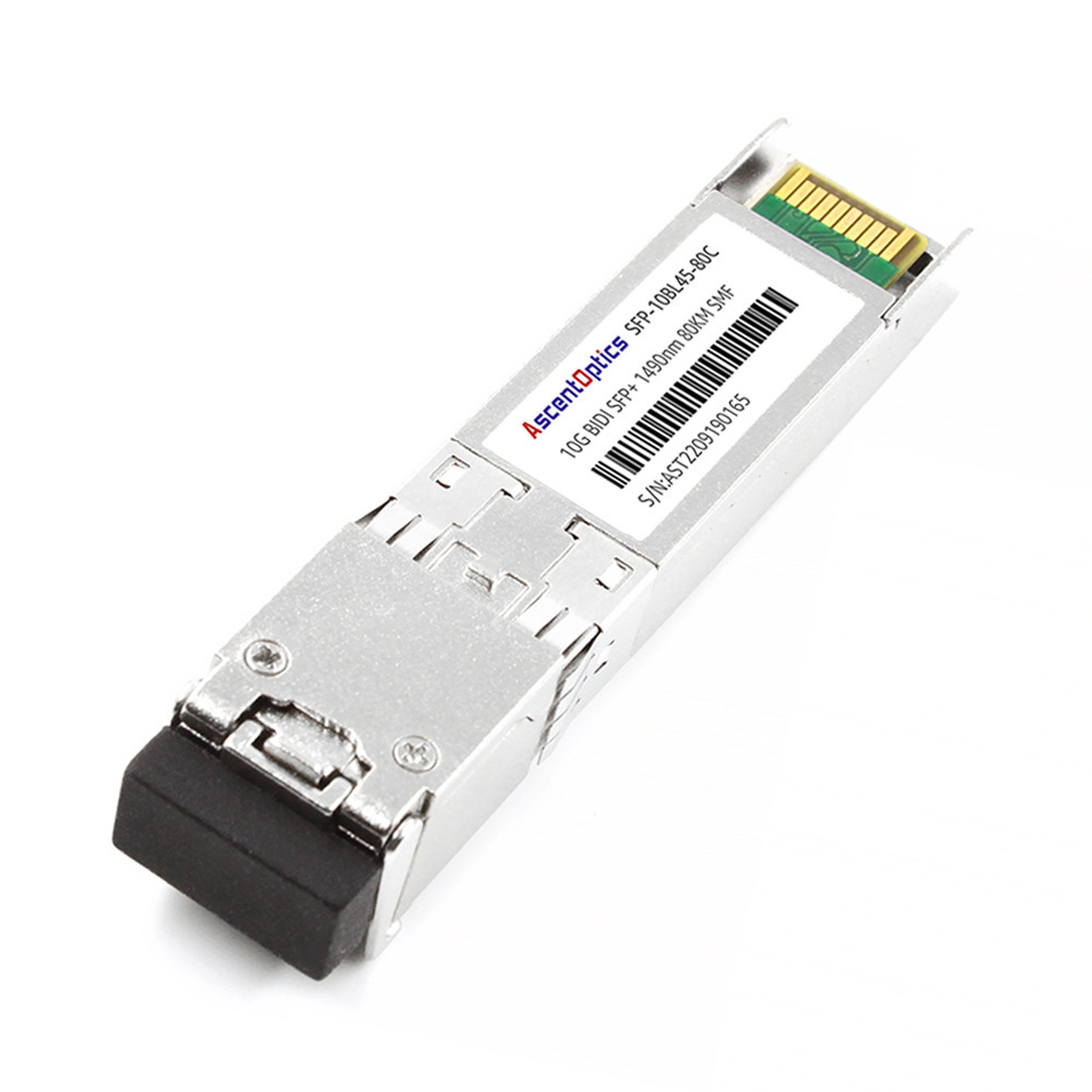 10G SFP BIDI Tx 1490nm / Rx 1550nm light module 80km LC compatible 3rd class