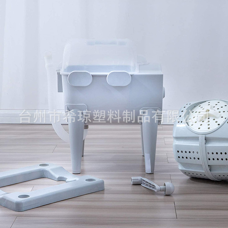 Máy giặt xách tay bị mất nước mà không có máy sấy điện đến xô khô