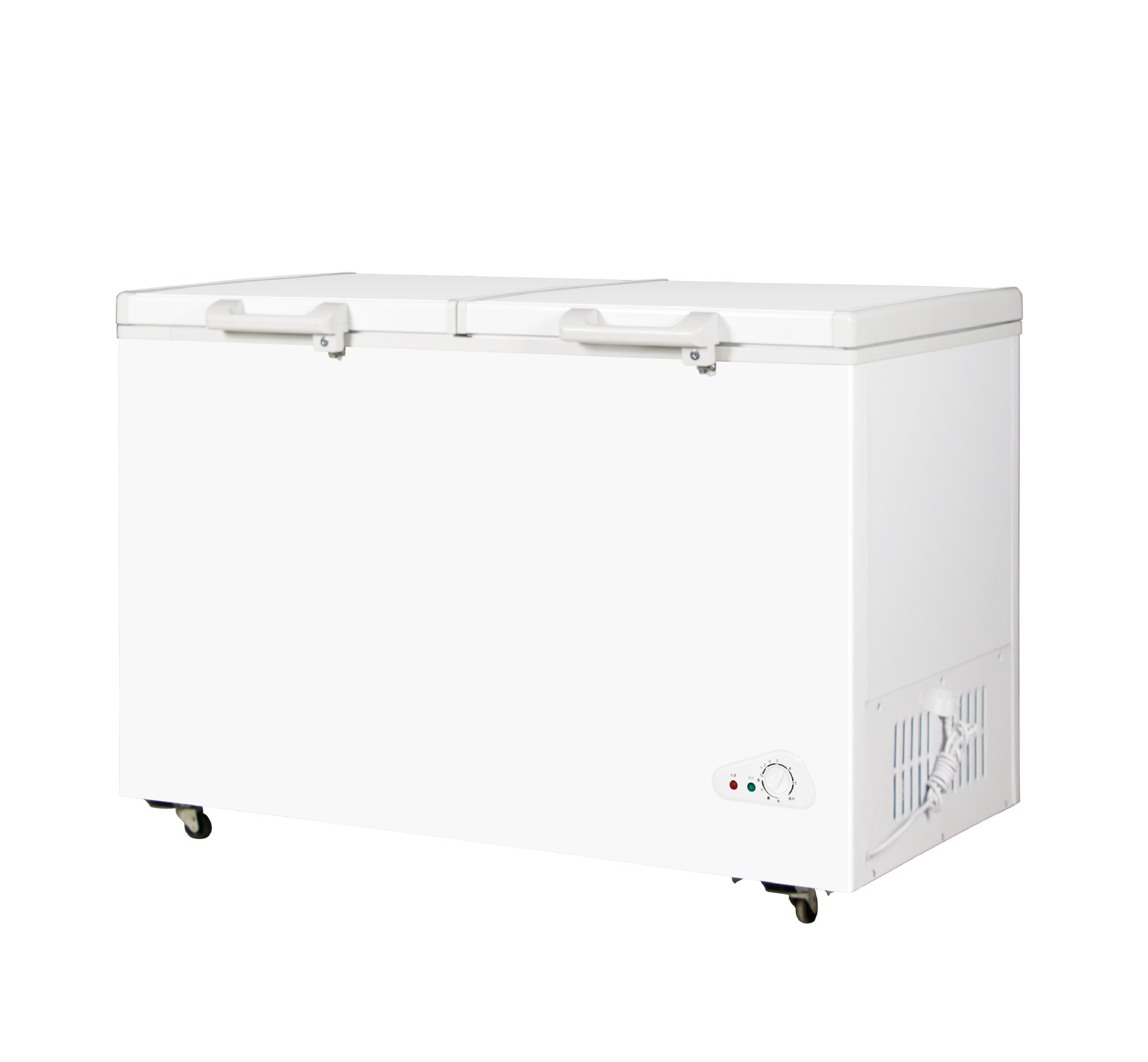 400L CB ETL A+ fixed logo double-door freezer