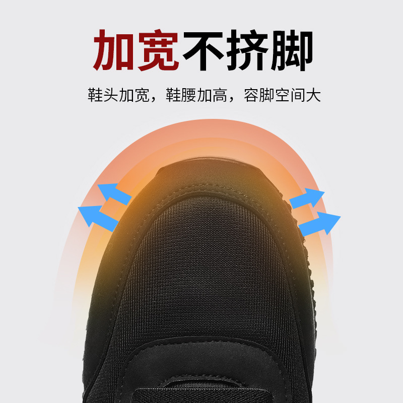 春季老人鞋正品男鞋软底防滑中老年健步鞋新款轻便休闲爸爸鞋1688