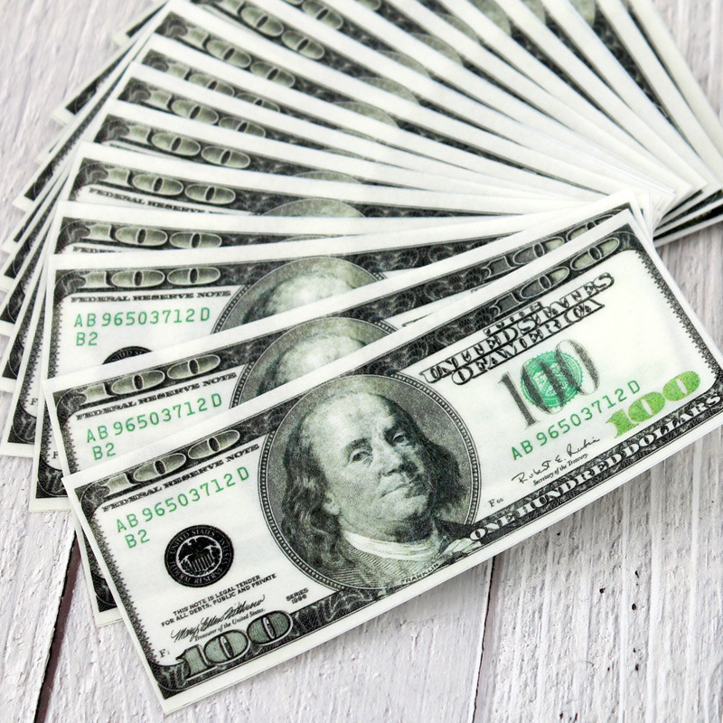 dollar wafa paper 糯米紙烘焙蛋糕可食用裝飾品擺盤紙花威化紙