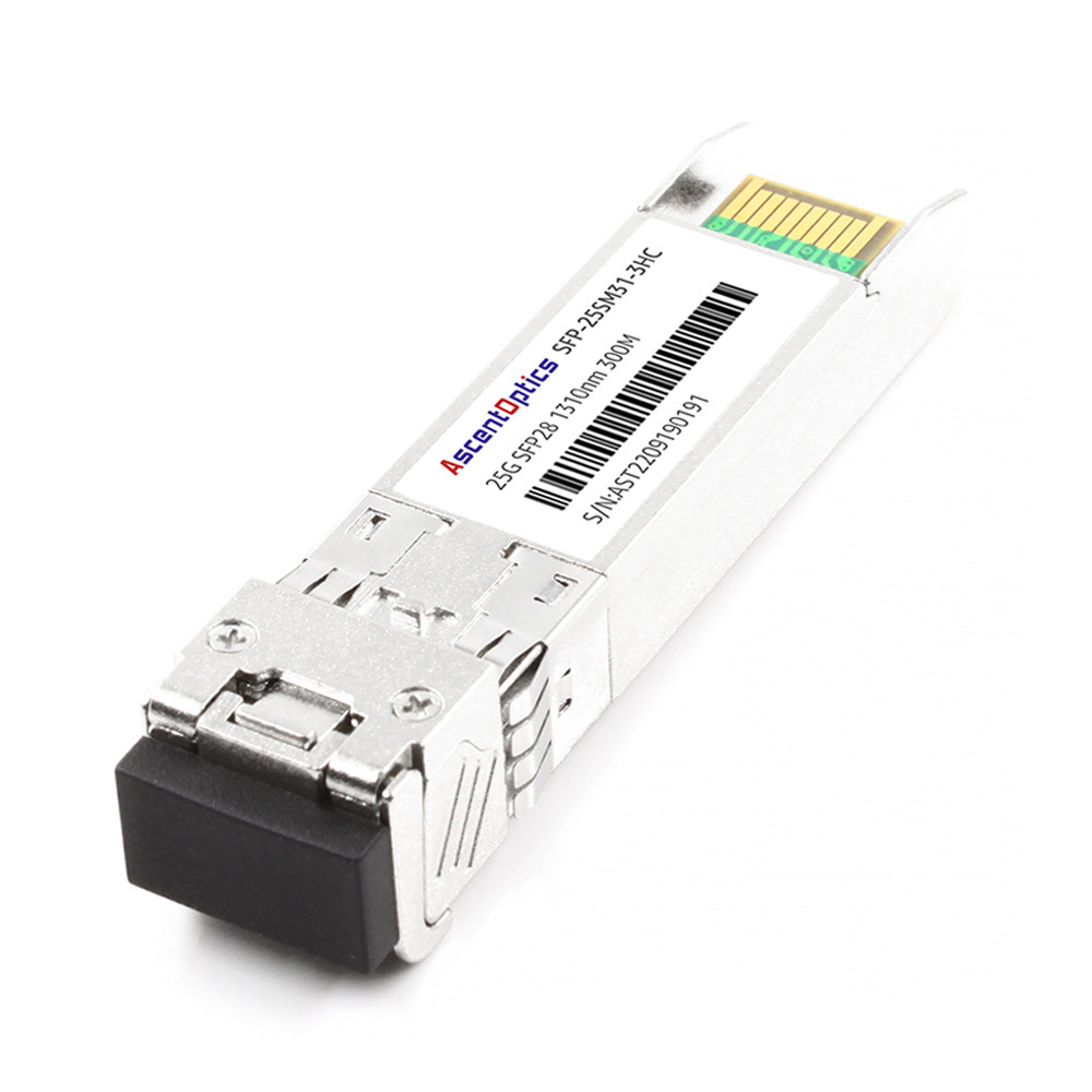 25G SFP28 SR Single-module two-fibre module 1310nm 300m LC interface multi-brand compatible