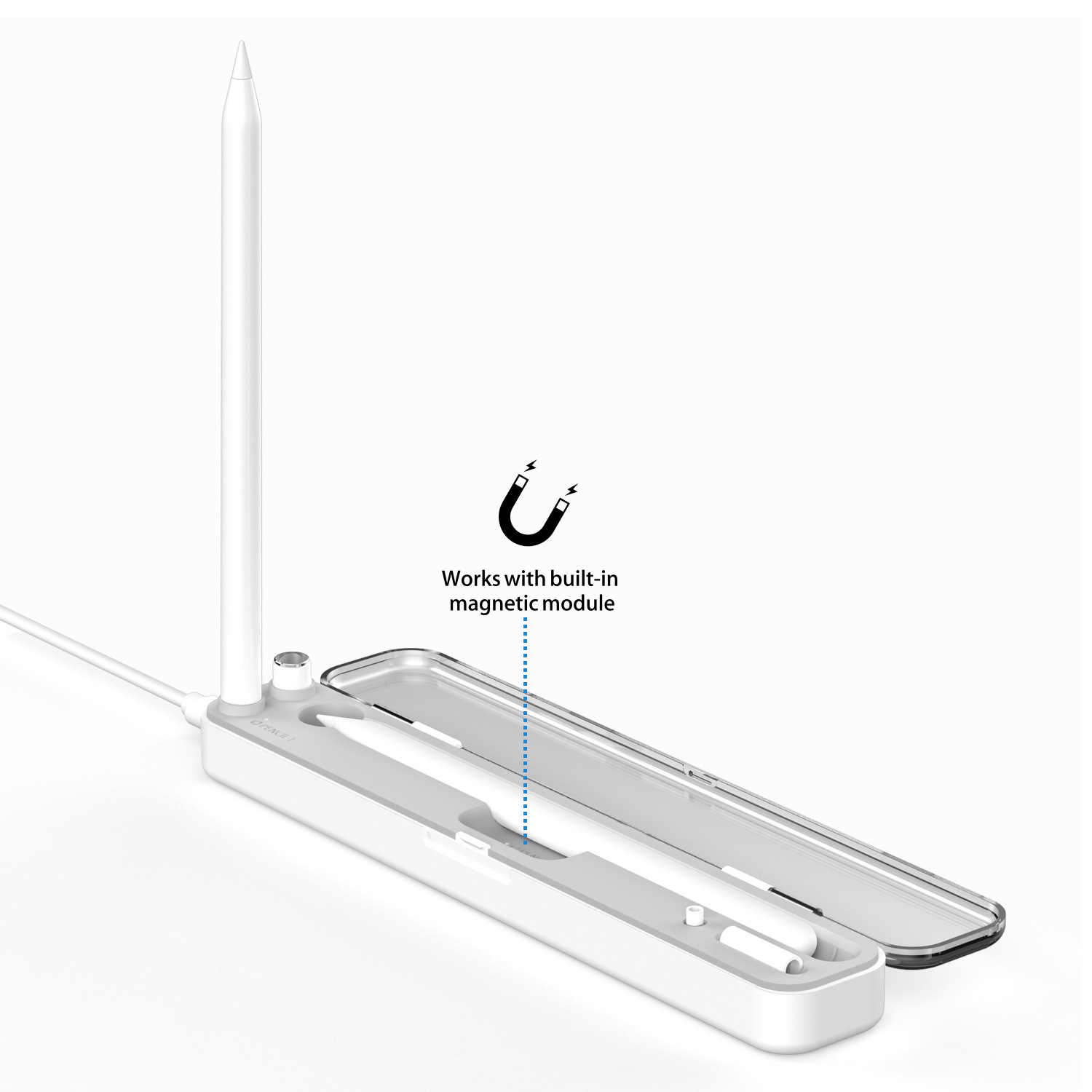 P1 Two-to-one wireless charger applies to apple-generation pens, pens, pens, pens, pens, bins.