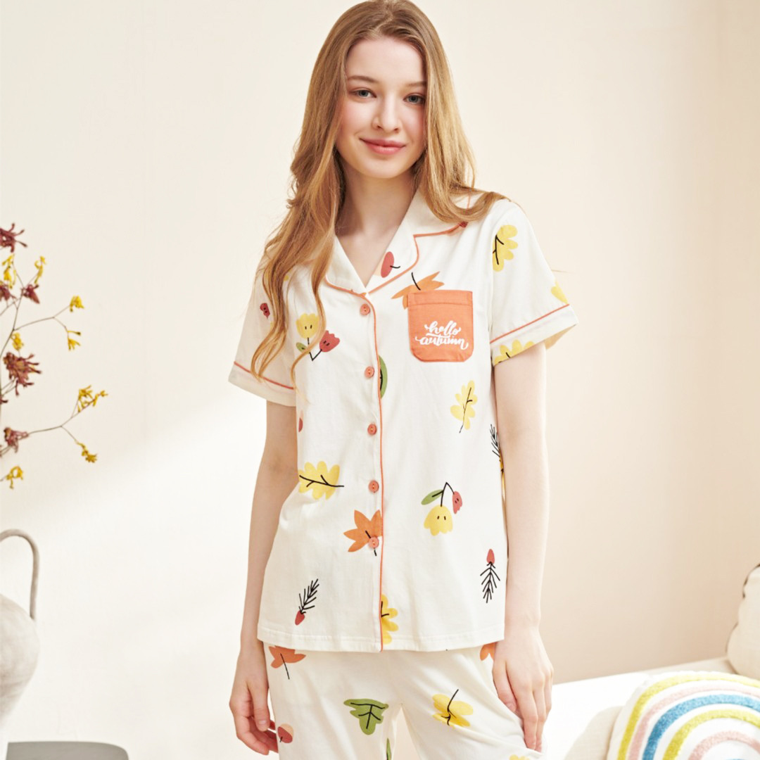 Quần ngắn len len mới mùa hè của Jima, quần áo pyjamas/ home