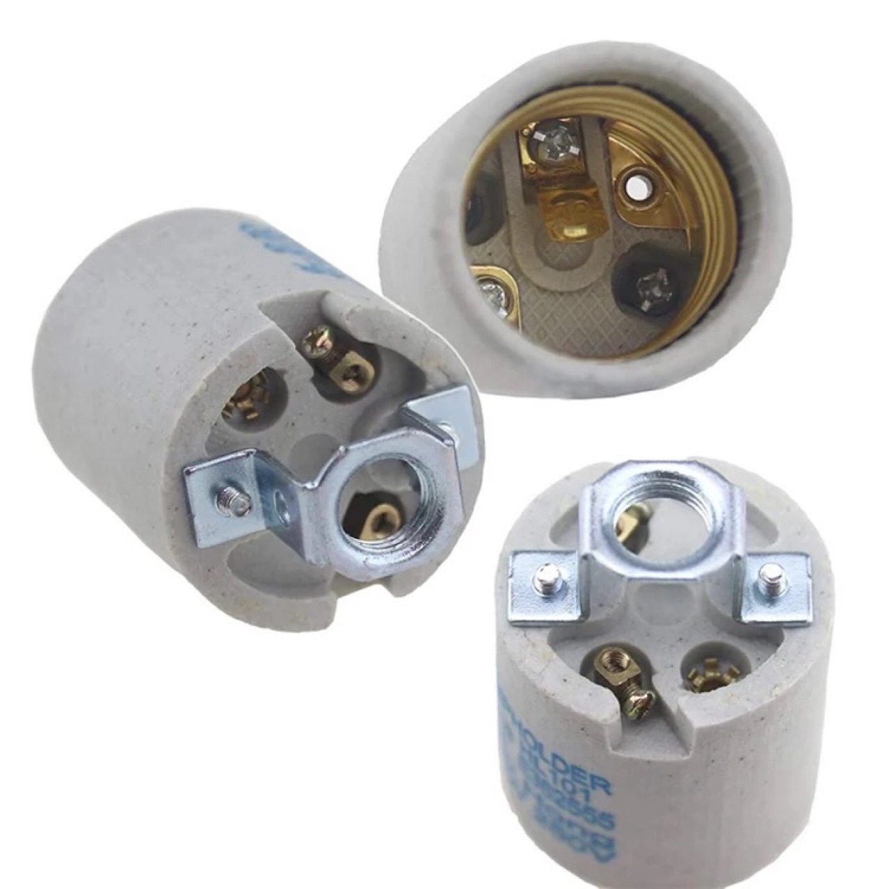 Con vít vít trung bình E26 E27 hỗ trợ bóng đèn nhiệt halogen