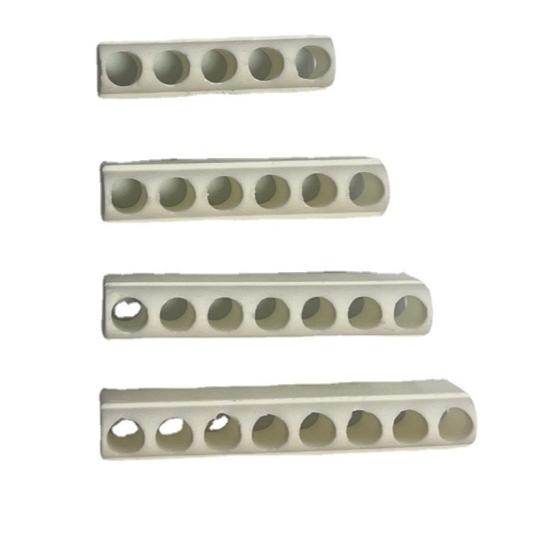 Porcelain trong ống nóng, đồ sứ trong vòng sưởi, 2-9 lỗ