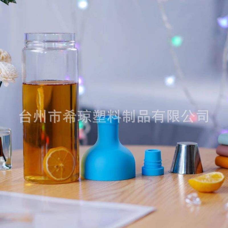 800 ML, 1 L chứa nắp nhựa, cốc bọc lưới, cốc văn phòng lạnh.