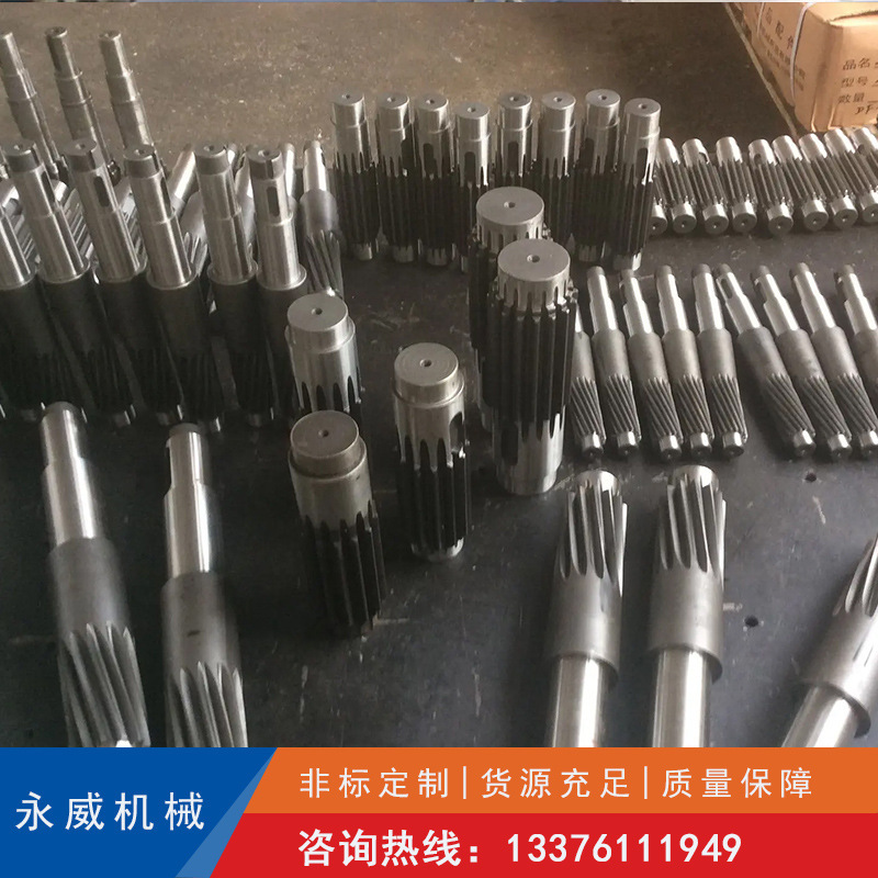 Bánh răng hàm được đồng bộ hóa với các trục thép không gỉ.