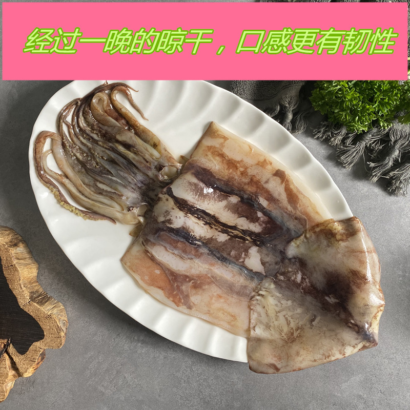 큰 infested Squid로 이동하고 큰 Squid를 1 박 말립니다.