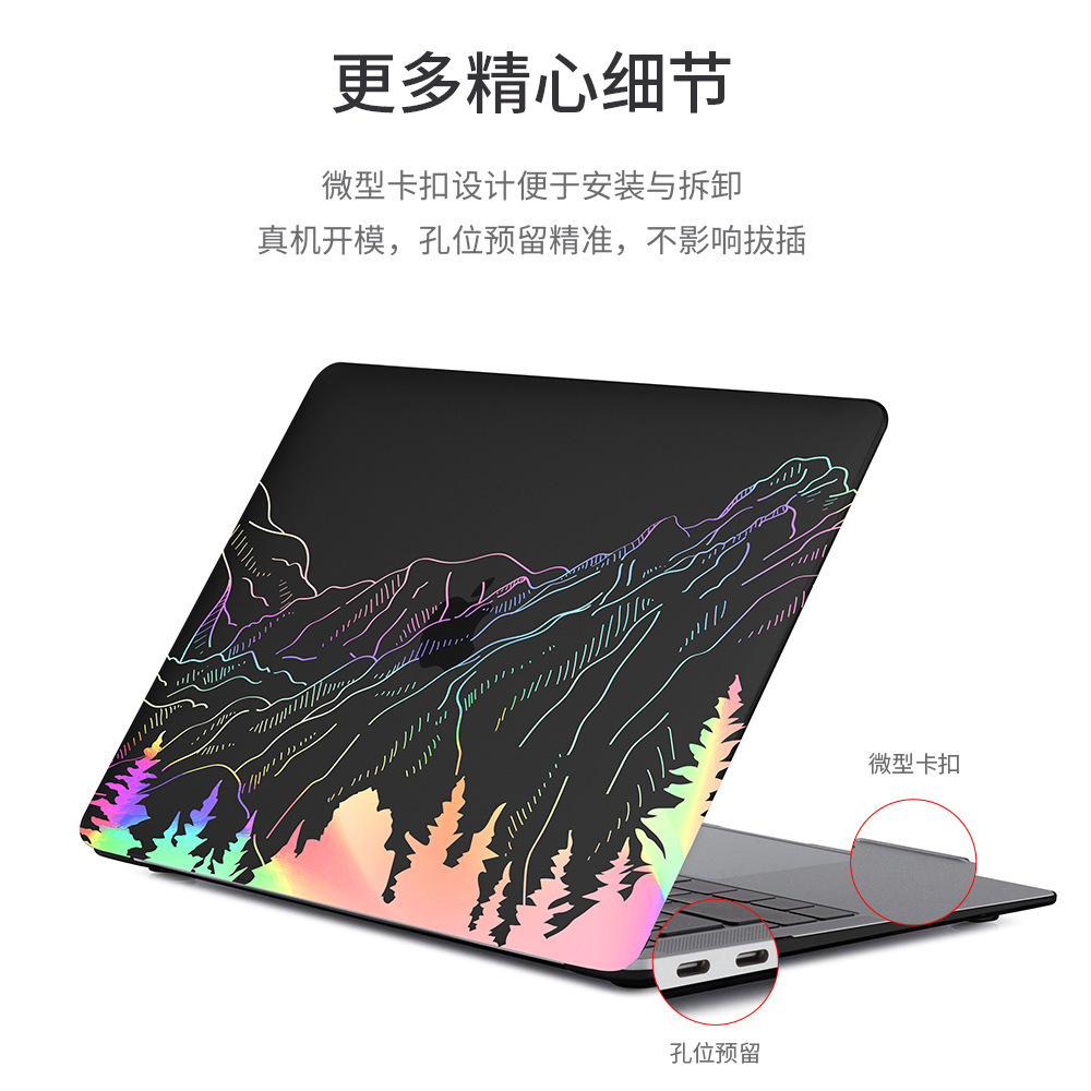 새로운 뜨거운 macbook 보호 포탄 13 사과 노트북 보호 포탄 ProM3 수정같은 컴퓨터 포탄